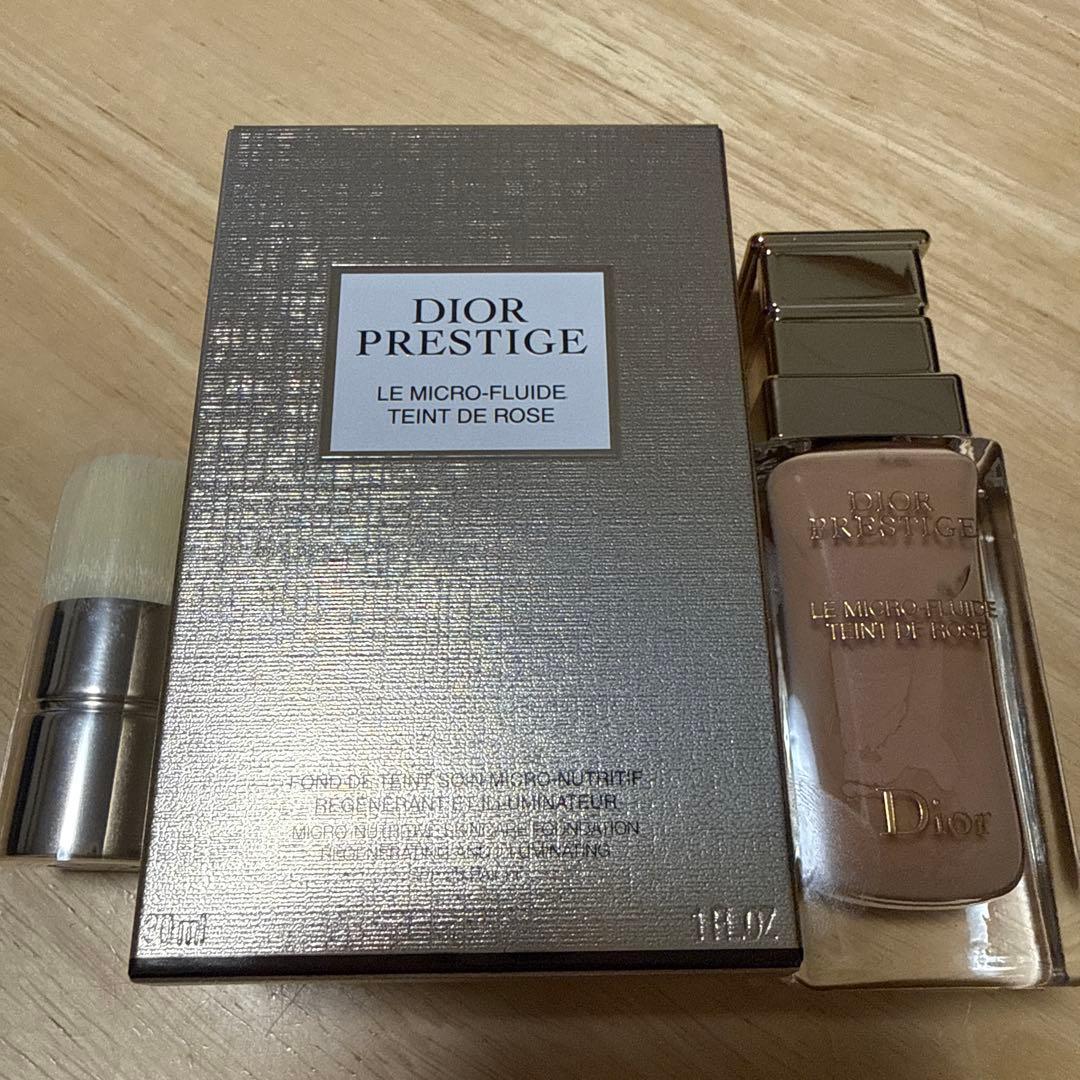 【美品】Dior Prestige リキッドファンデーション 3N DIOR】 プレステージ ル マイクロ フルイド タン (SPF30／PA+++