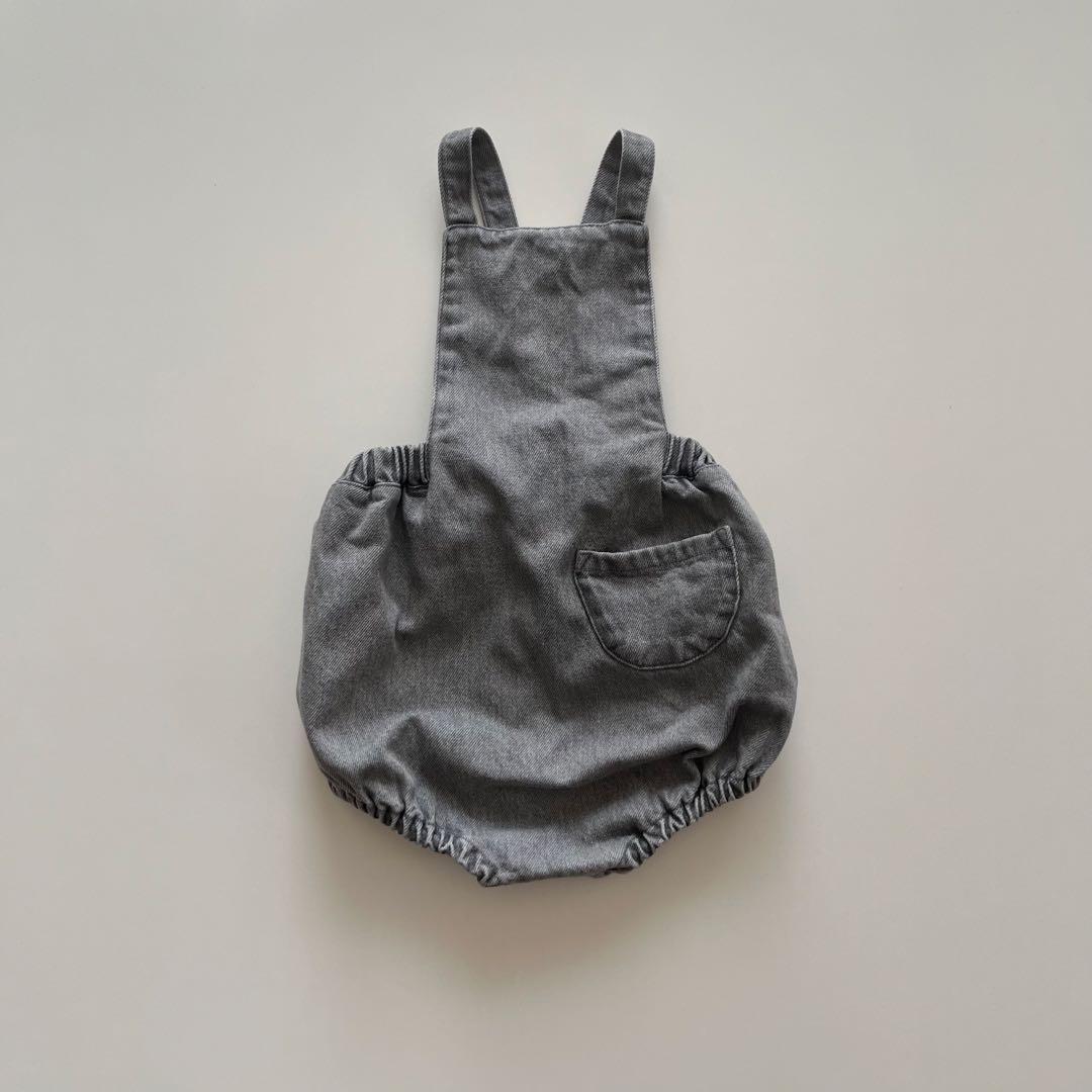 【soor ploom】denim rompers 2y Soor Ploom - Oona Playsuit - Denim blue | Smallable