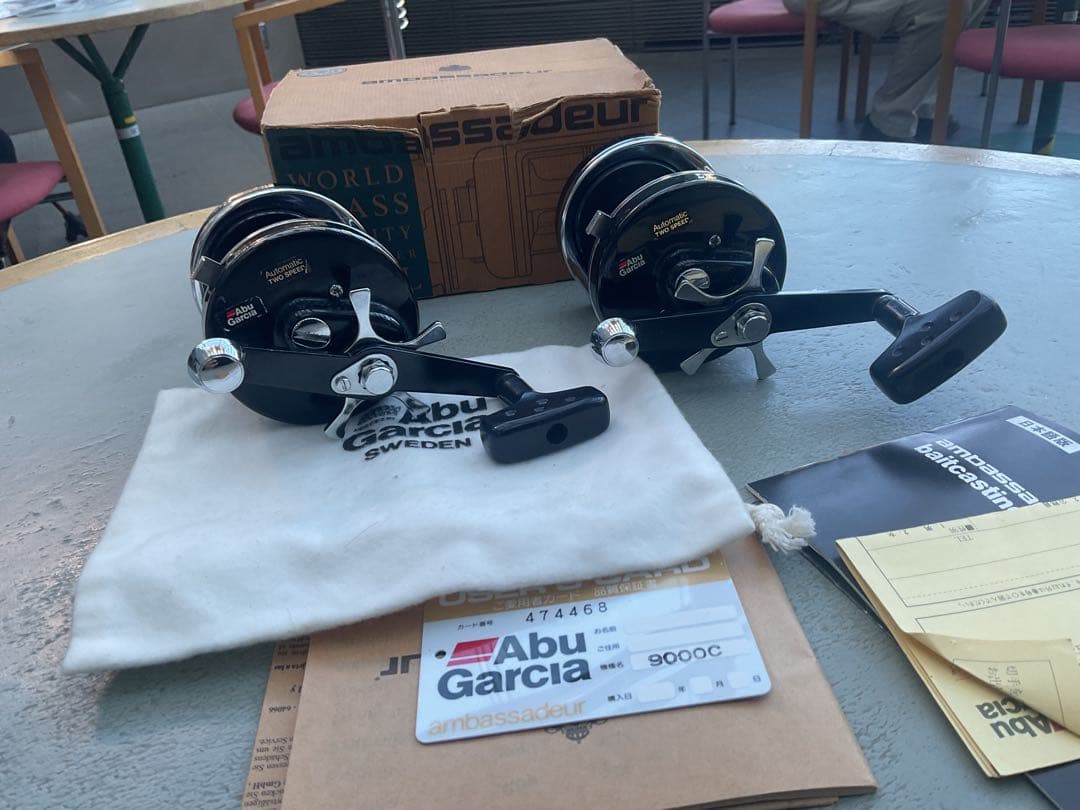 アブアンバサダー9000C 2台　一台箱カード付 Ambassadeur CS Rocket Champagne｜AbuGarcia｜釣具の総合メーカー