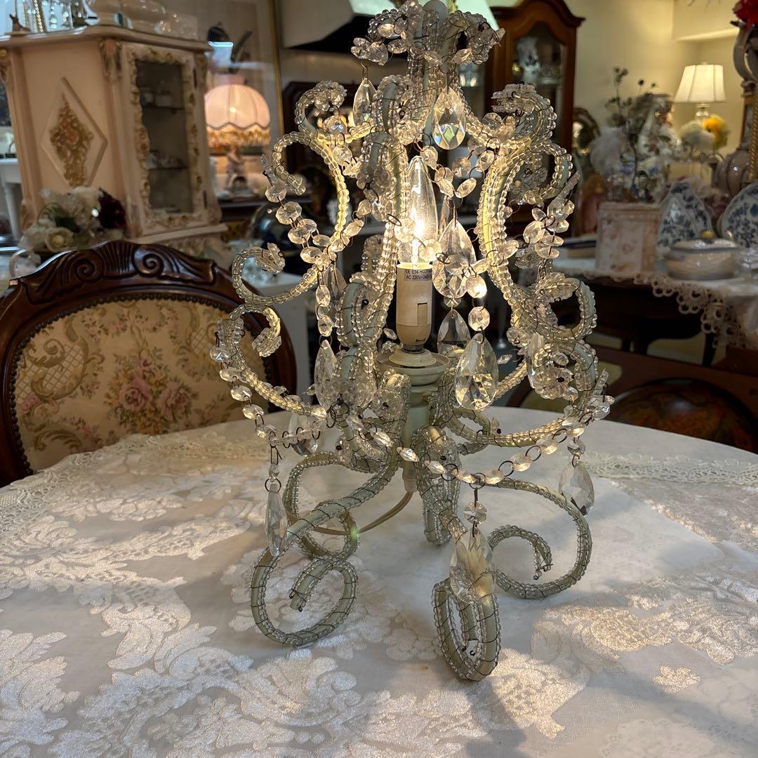 卓上シャンデリア 楽天市場】シャンデリアライト ランプ ろうそく 風 ライト