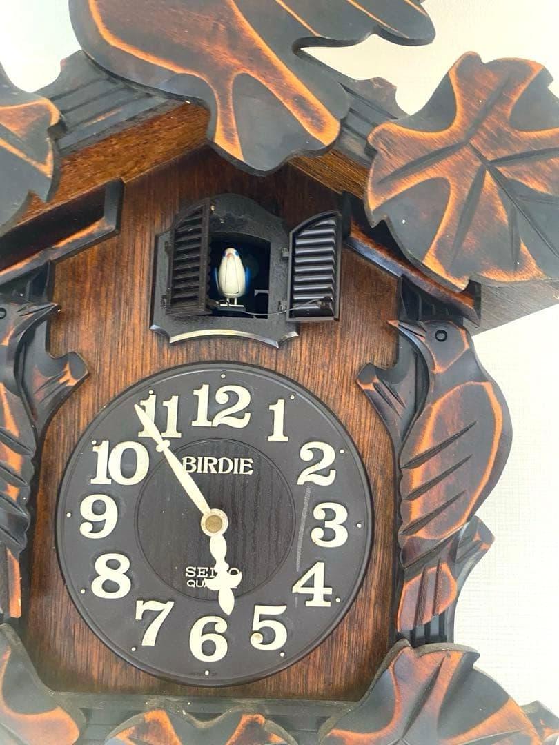 SEIKO BIRDIE 鳩時計 ダークブラウン - メルカリ