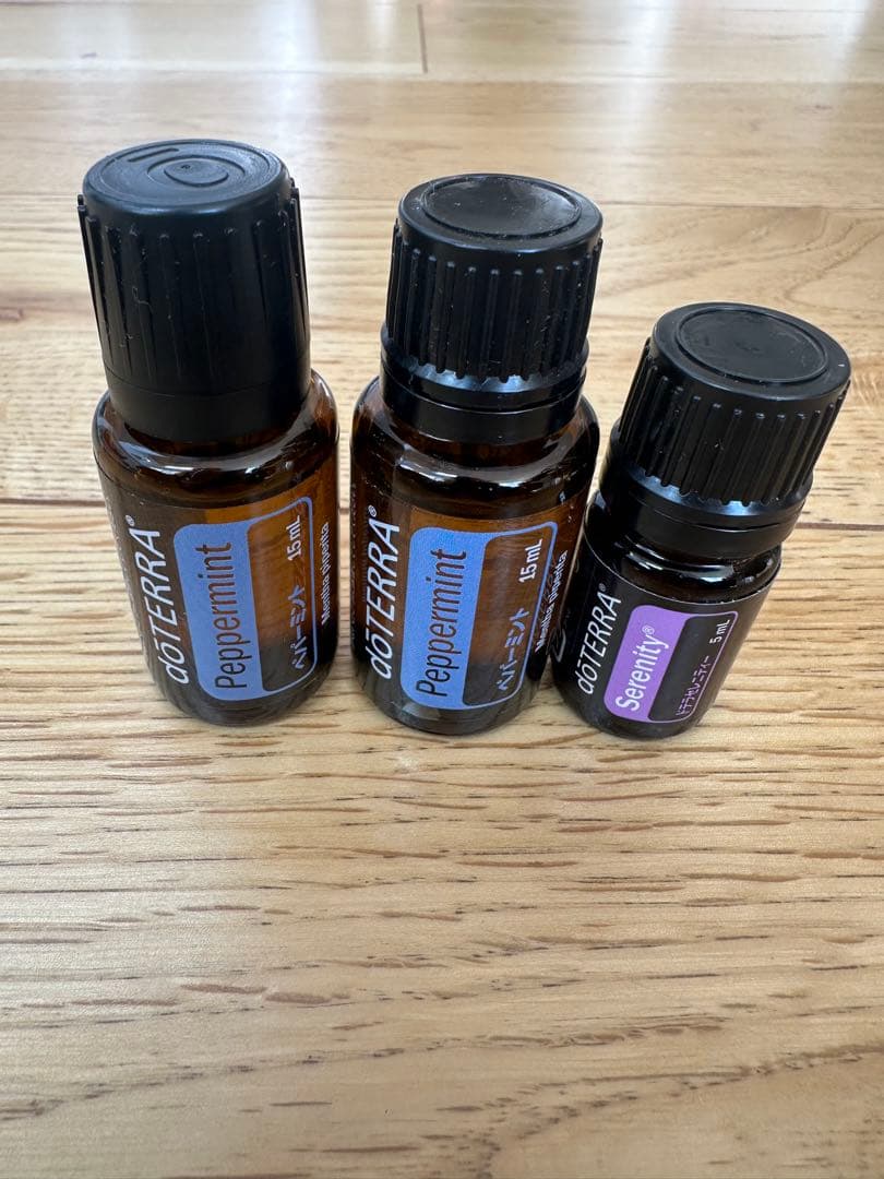 doTERRA ペパーミント15ml×2本、セレニティ5ml×1本 計3本セット - メルカリ
