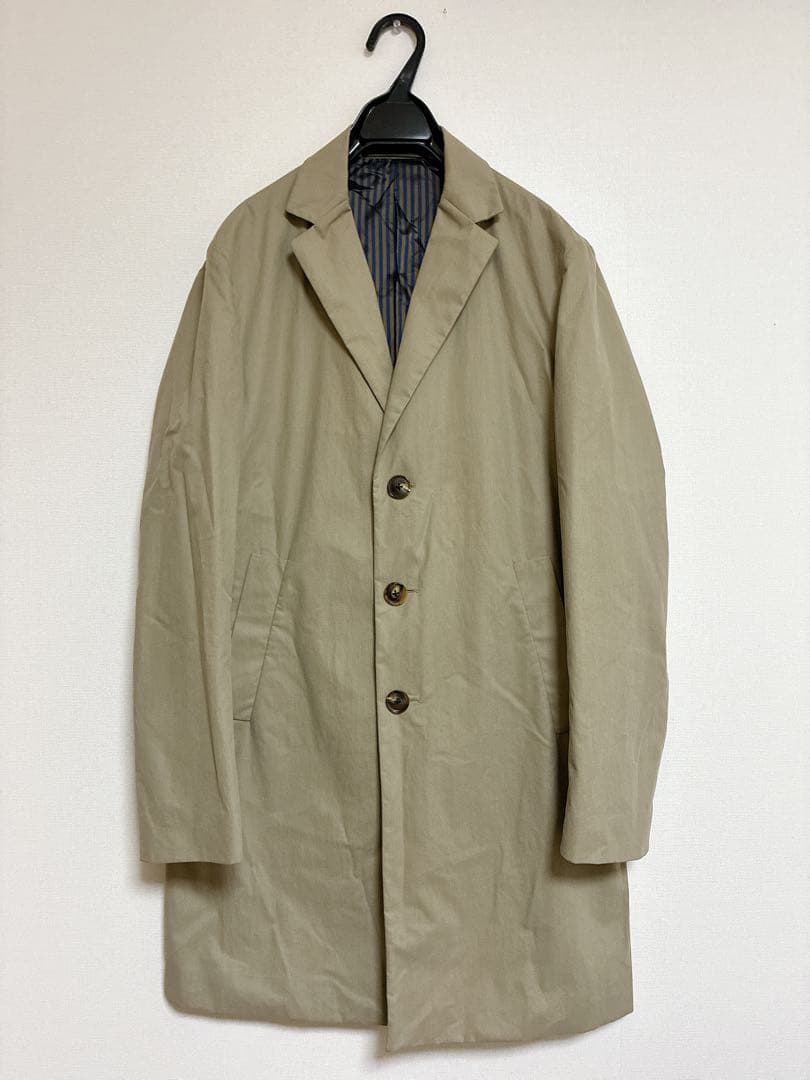 オムライス様CARUSOカルーゾチェスターコートジャケットバタフライカルーソ CARUSO（カルーゾ）BUTTERFLYバタフライ ウールサキソニーソリッド4B