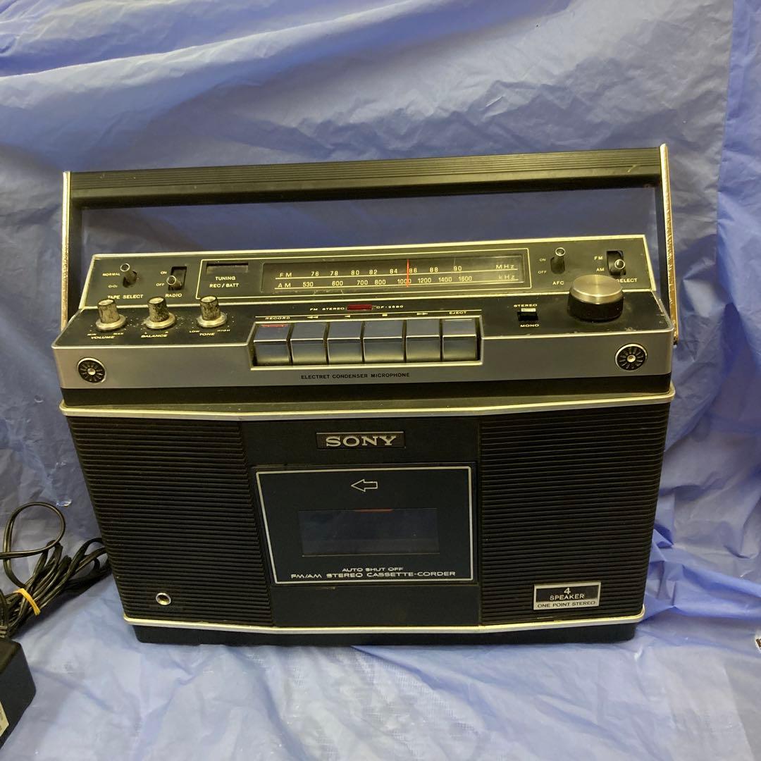 SONY ステレオラジカセ　 CF-2580 昭和レトロ　 希少動作品 CF-2580 1974年6月 | ソニー坊やと呼ばれた男