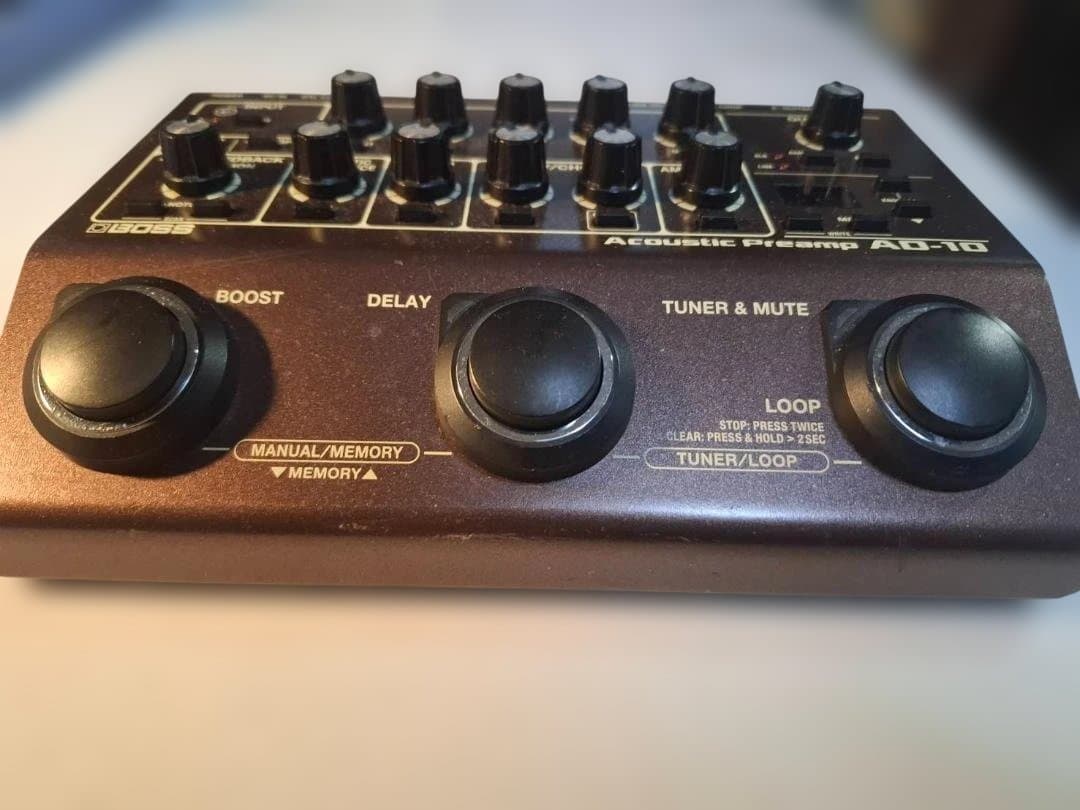 BOSS ボス AD-10 アコースティックギター用 BOSS / AD-10 Acoustic Preamp アコースティック楽器用 ボス