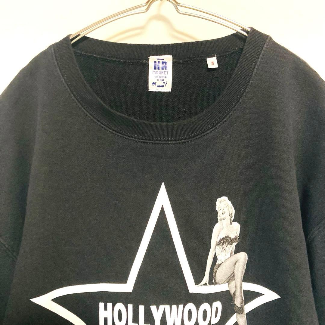 ハリウッドランチマーケット マリリンモンロー スウェット Lサイズ