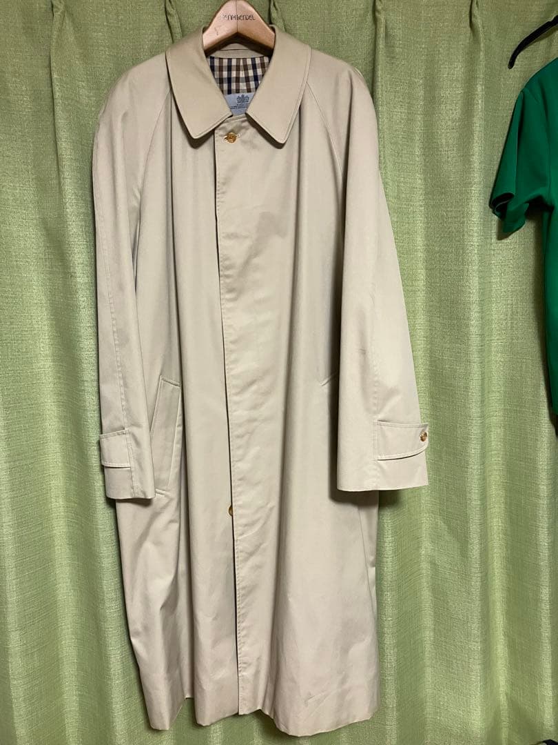 アクアスキュータム　ステンカラーコート　大きなサイズ オーバーサイズ ステンカラーコート