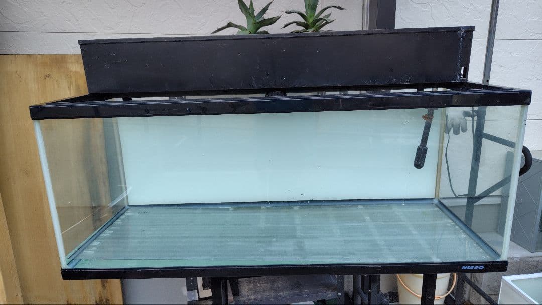 NISSO　1200水槽　ガラス水槽（上部フィルター付き） ニッソー 上部フィルター スライドプラスフィルター 450 | チャーム