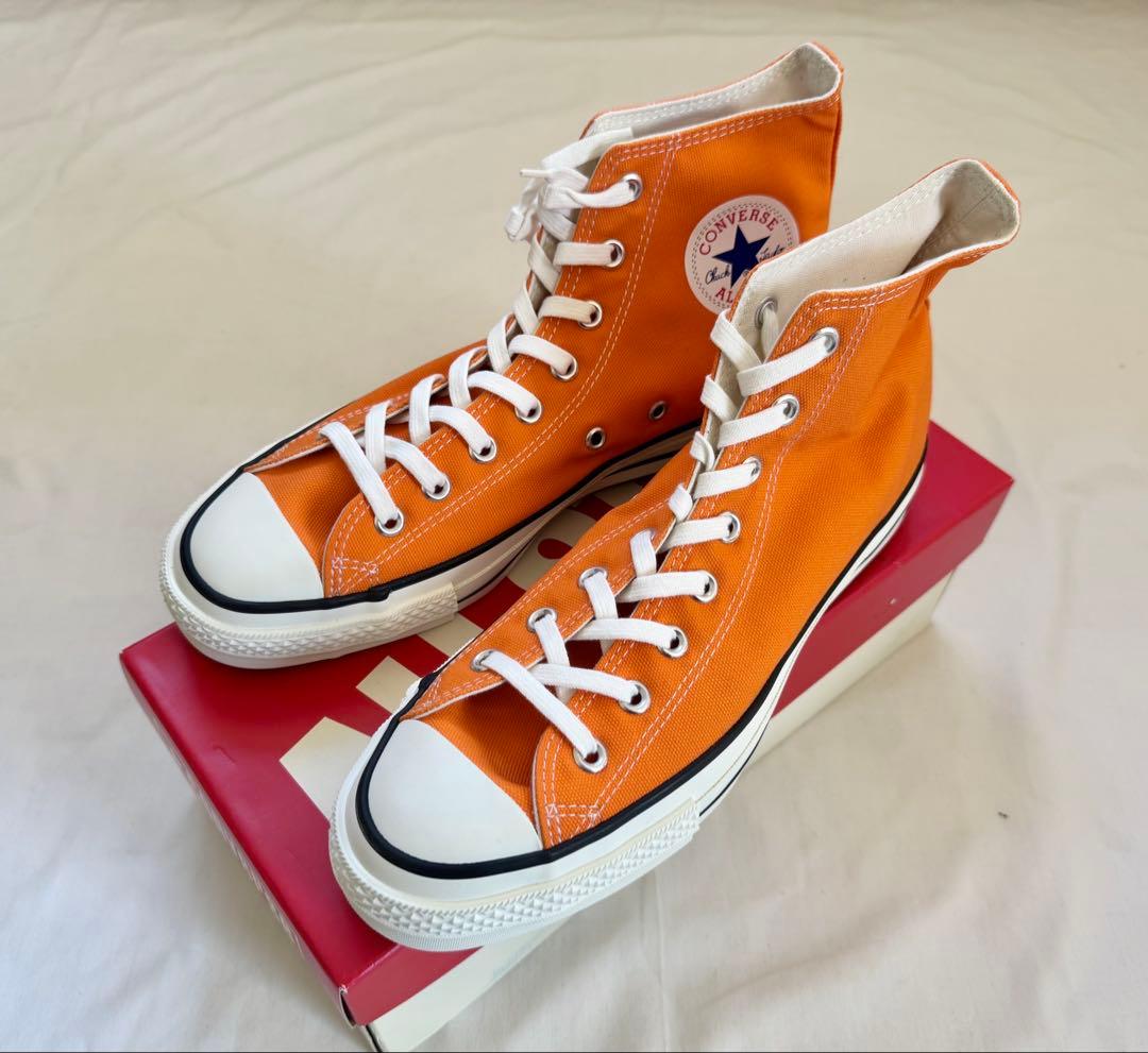 コンバース　made in japan US9 27.5cm オレンジ