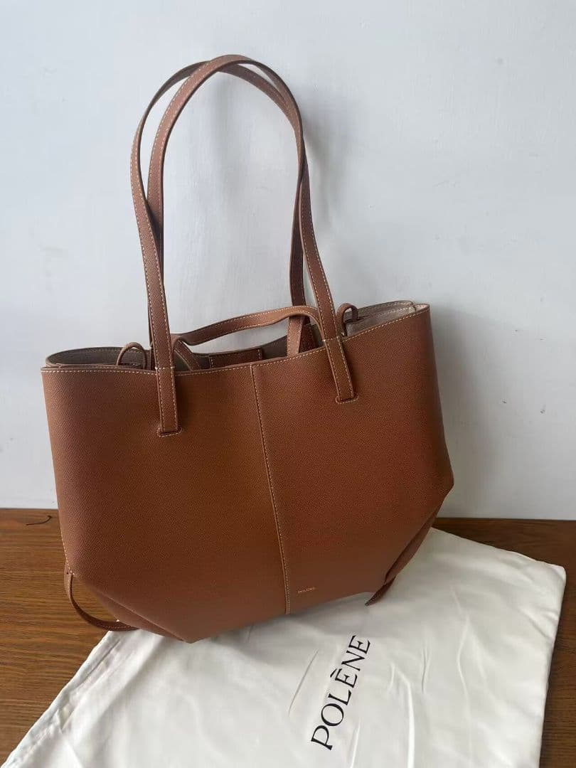 POLENE Cyme トートバッグ 通勤バックにも♪【POLENE】Cyme 大型バスケット トートバッグ (POLENE
