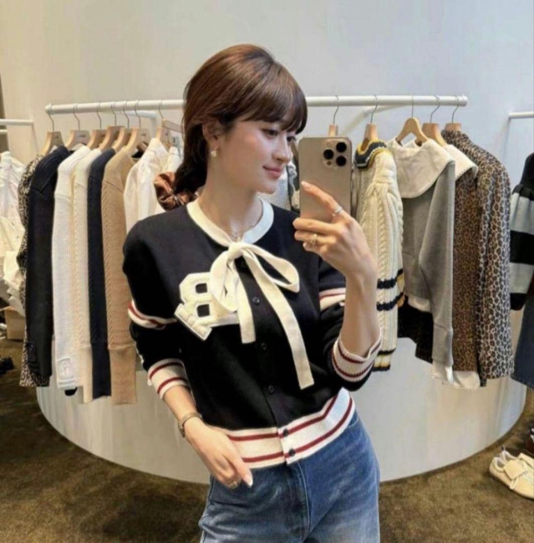 トップス Bibiy B. CLUB TIE CARDIGAN BIBIY. MADE | B. CLUB TIE CARDIGAN GRAY｜Bibiy.