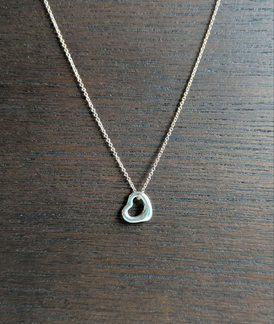 ティファニー　オープンハートスモールサイズ　ミニハート　シルバー925 Tiffany】 オープン ハート ミニ ペンダント 7mm (Tiffany & Co