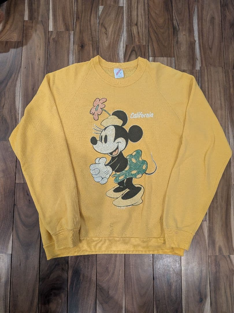 JERZEES USA製 Disney ミニーマウス スウェット Disney（ディズニー） トレーナー スウェット 「Disney/ディズニー