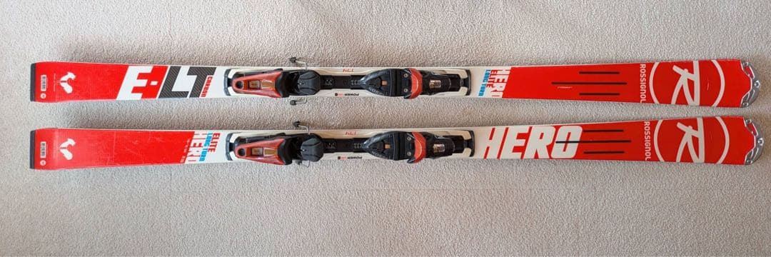 Rossignol HERO スキー板 レッド/ホワイト Rossignol ロシニョール HERO 140cm スキー板 初中級 - メルカリ