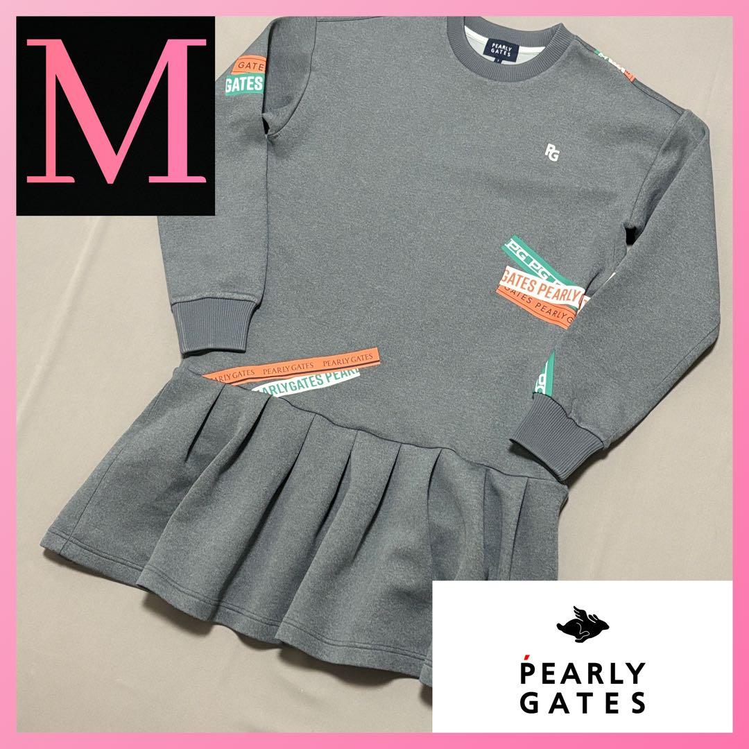 パーリーゲイツPEARLY GATES ダンボールニットワンピース 1 PEARLY GATES（パーリーゲイツ） ニット セーター 12G部分ジャガード