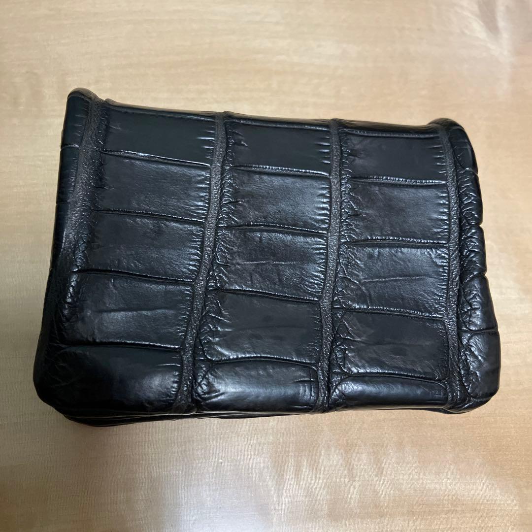 Tochca ポロサス×GUIDI ミニ財布 Porosus Crocodil×GUIDI CALF 内縫い折財布 | Tochca