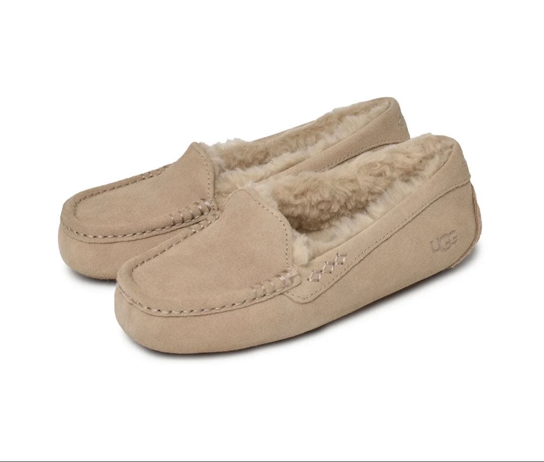 【新品未使用】UGG Ansley マスタードシード　モカシン UGG（アグ） モカシン レディース アンスレー UGG 1106878 ブラック 黒