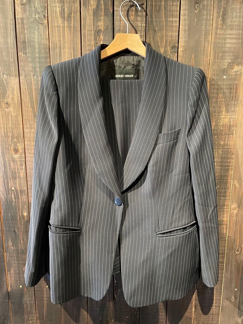 ジョルジオアルマーニ　セットアップスーツ ビジネススーツ レディースサイズ48 GIORGIO ARMANI（ジョルジオアルマーニ）その他 グレー サイズ:48/48(L