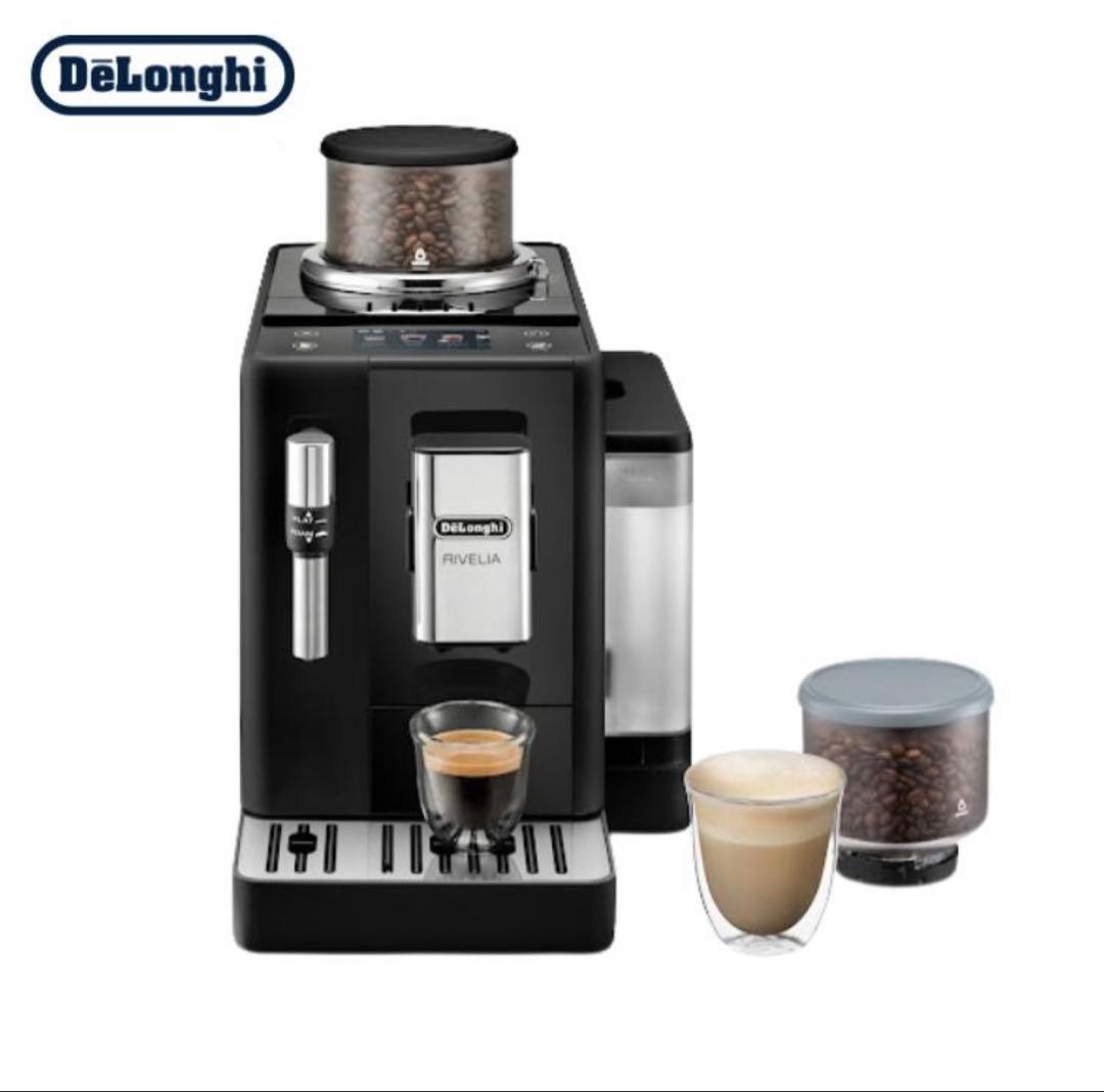 DeLonghi RIVELIA リヴェリア 全自動コーヒーメーカー ブラック Rivelia Onyx Black EXAM440.35.B | De'Longhi HU