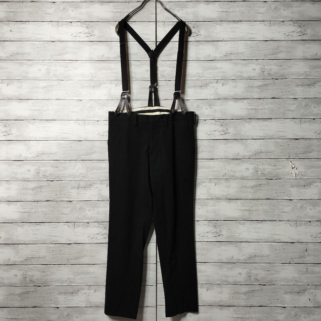 ワイズ Y's ヨウジヤマモト サロペット 吊りパンツ スラックス コットン 黒 yohji yamamoto - M-WORK OVERALL (BLACK) オーバーオール | chord