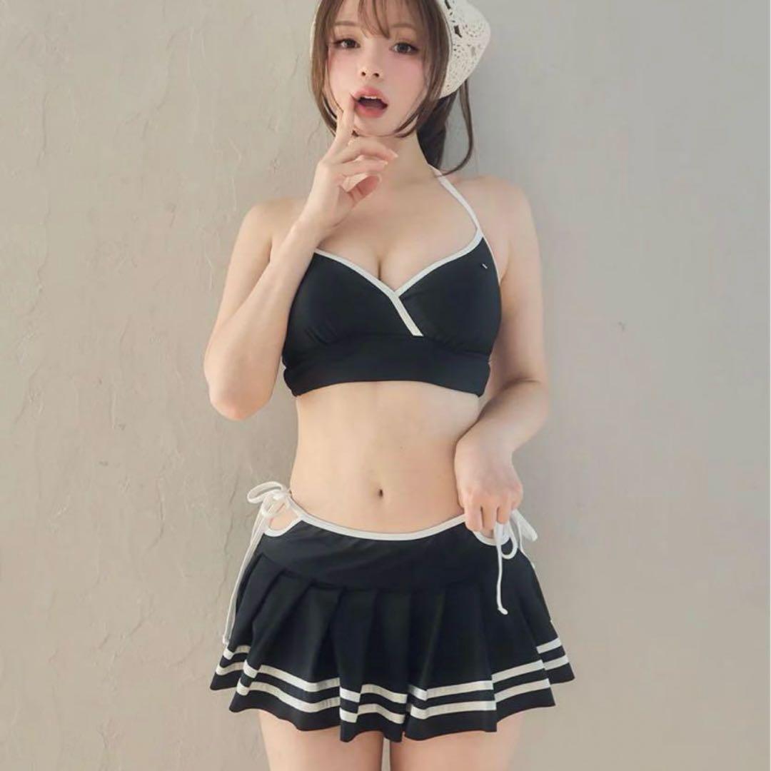 水着・ラッシュガード andmary Coco pleats swimwear ANDMARY】Coco pleats swimwear