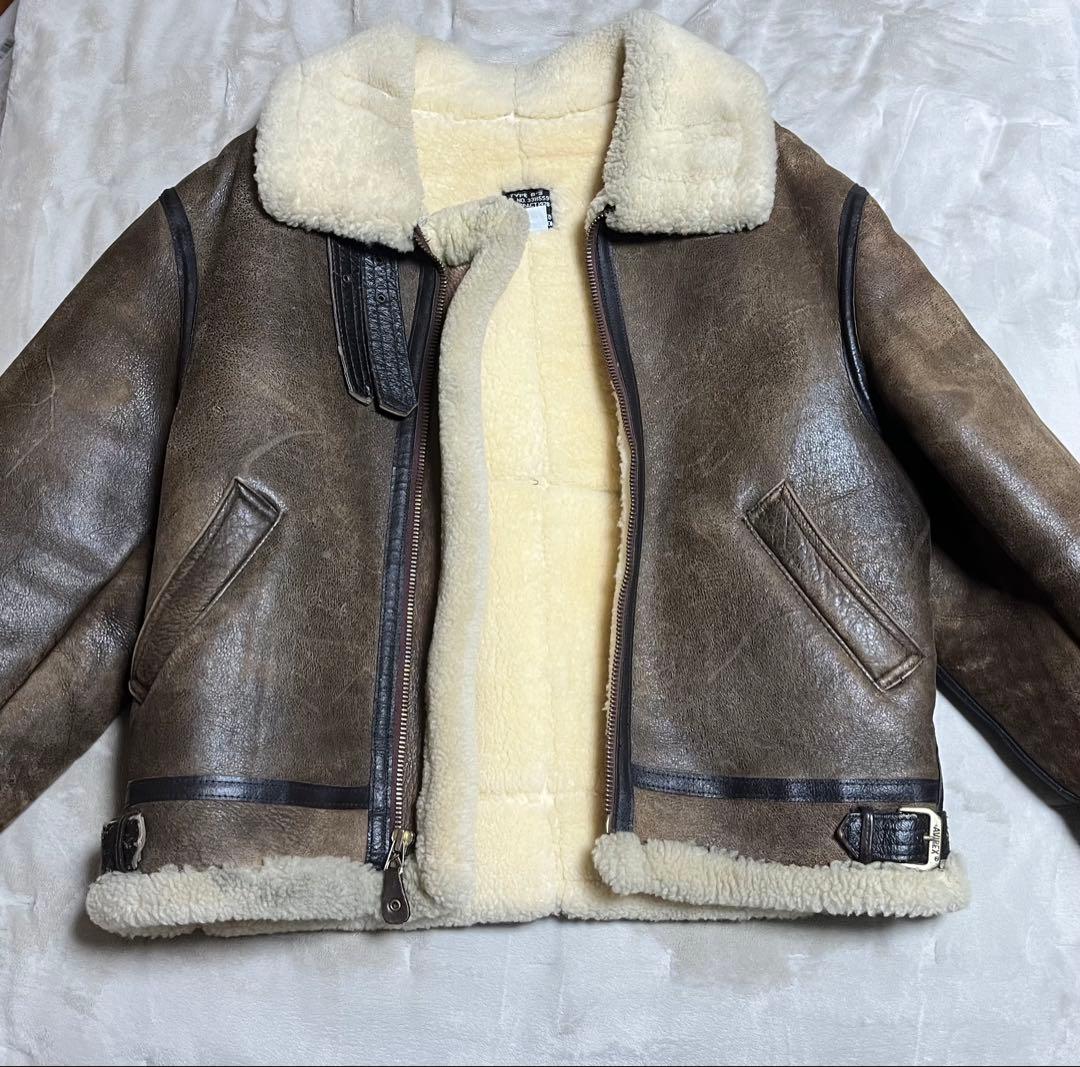 アヴィレックス　AVIREX ムートン TYPE B-3 フライトジャケット AVIREX（アヴィレックス）の「AIR NATIONAL GUARD B-3 FLIGHT JACKET