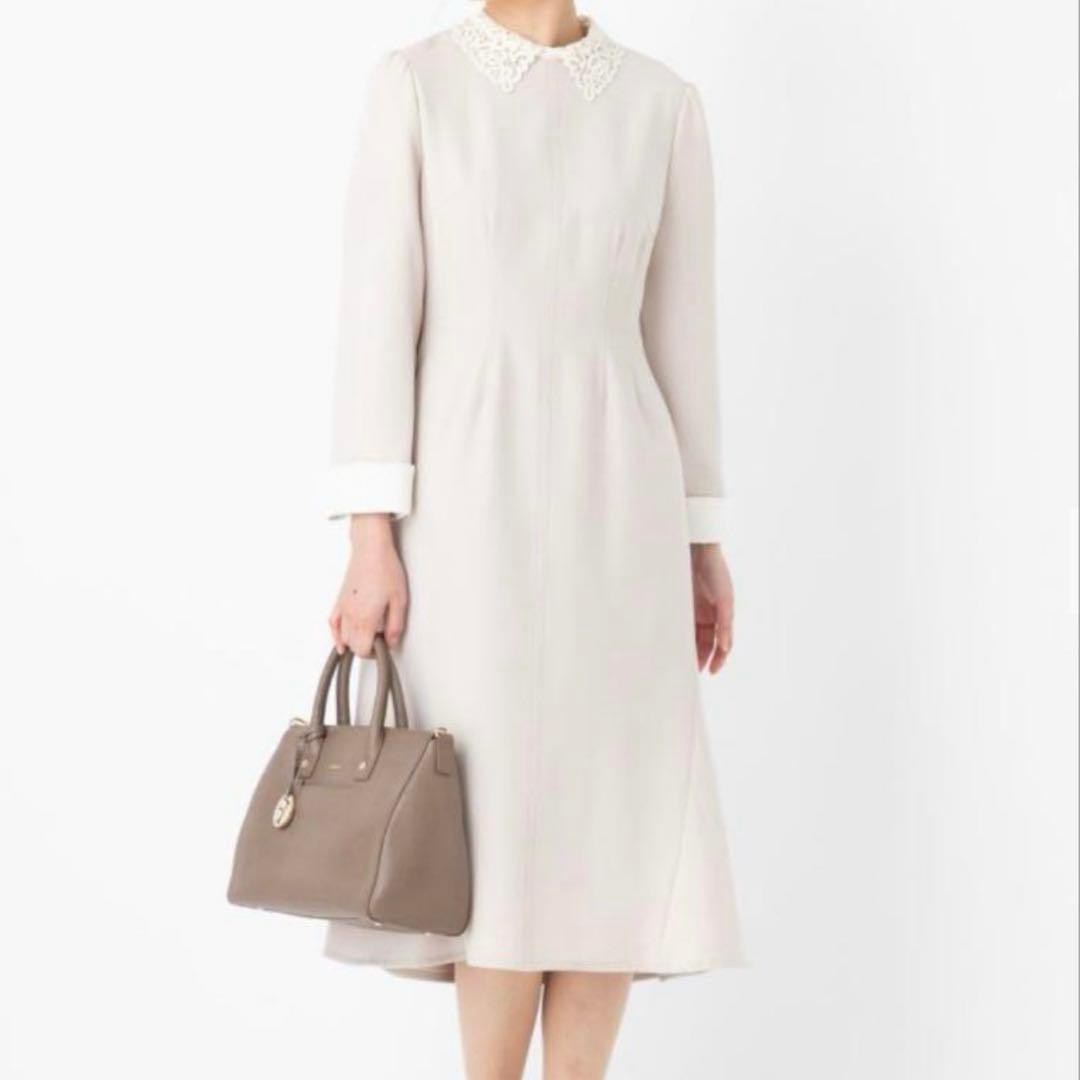 CELFORD セルフォード　刺繍カラータイトワンピース　ベージュ サイズ34 CELFORD（セルフォード）の「刺繍カラータイトワンピース（ワンピース