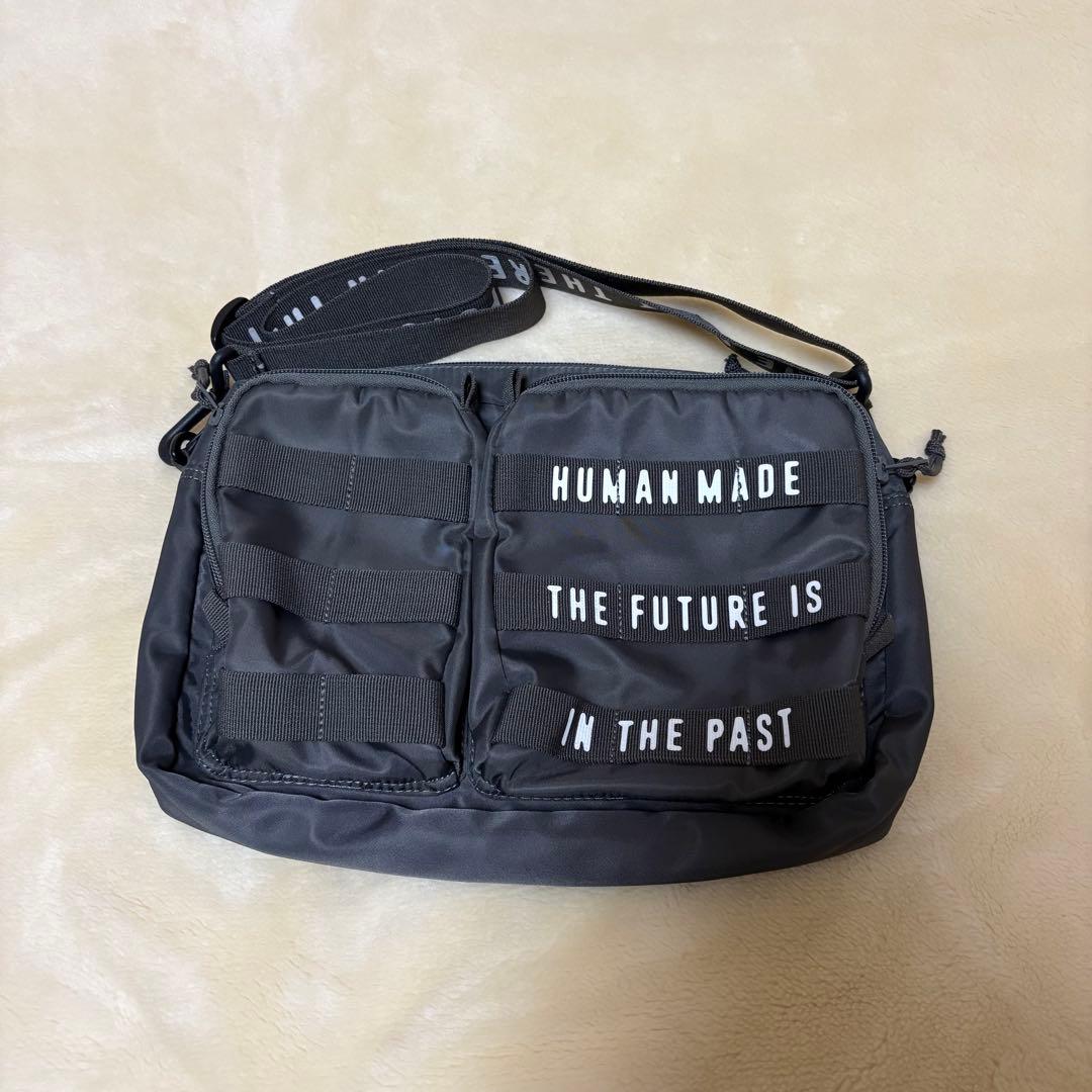 バッグ HUMAN MADE MILITARY POUCH LARGE GRAY HUMAN MADE MILITARY POUCH LARGE