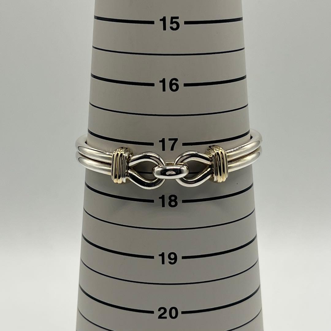 ティファニー TIFFANY ダブル ループ ブレスレット コンビ 希少 - メルカリ