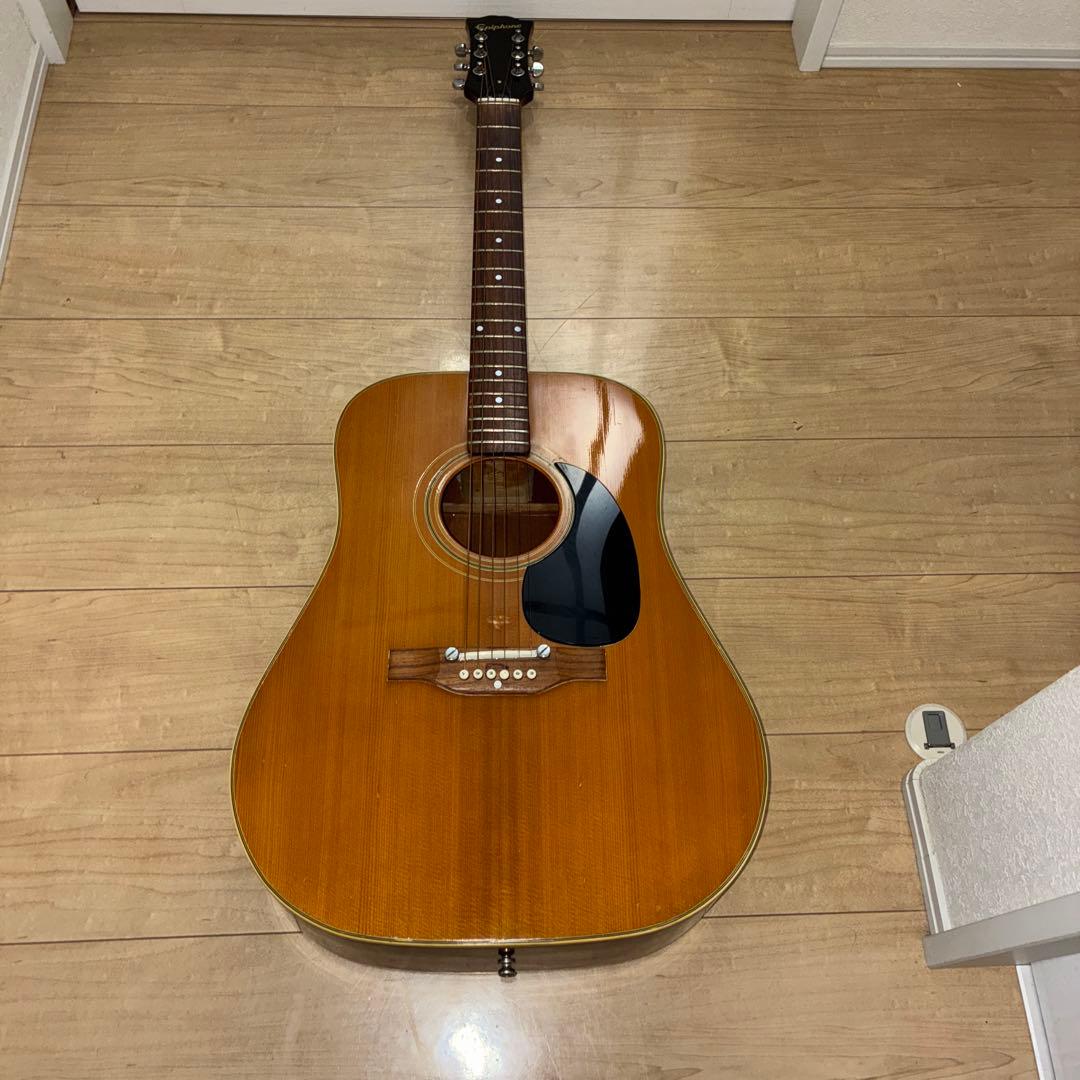 激レア　エピフォン　　アコースティックギター　ドレッドノートタイプ PLAYTECH ( プレイテック ) AD28C Natural ドレッドノート・カッタ