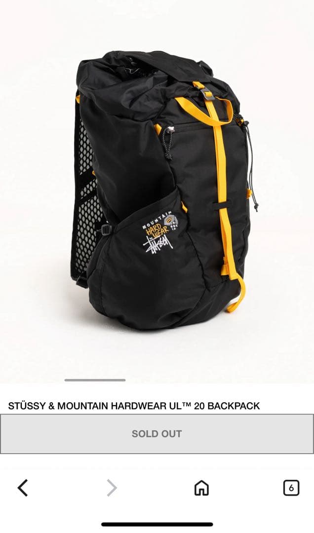 最終価格STÜSSY & MOUNTAIN HARDWEAR BACKPACK - メルカリ