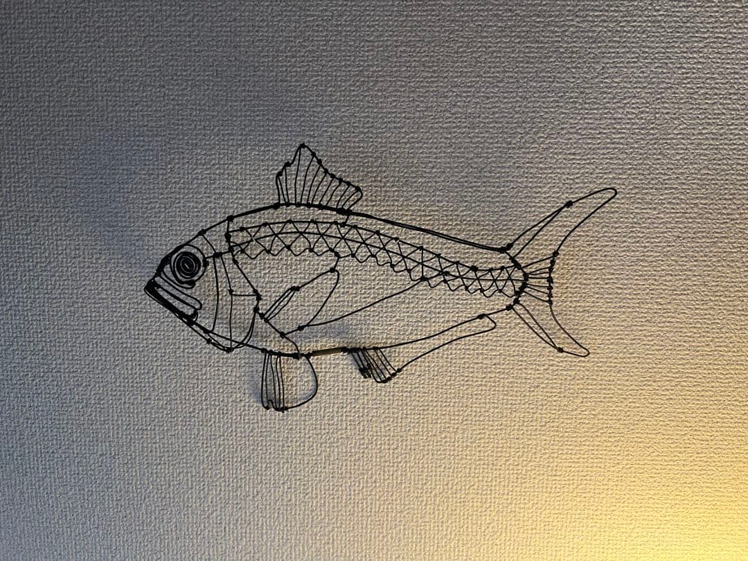 HAyU ワイヤーアート　キンメダイ HAyU#ワイヤーアート#アジ#トゴットメバル#メバル#イチョウガニ