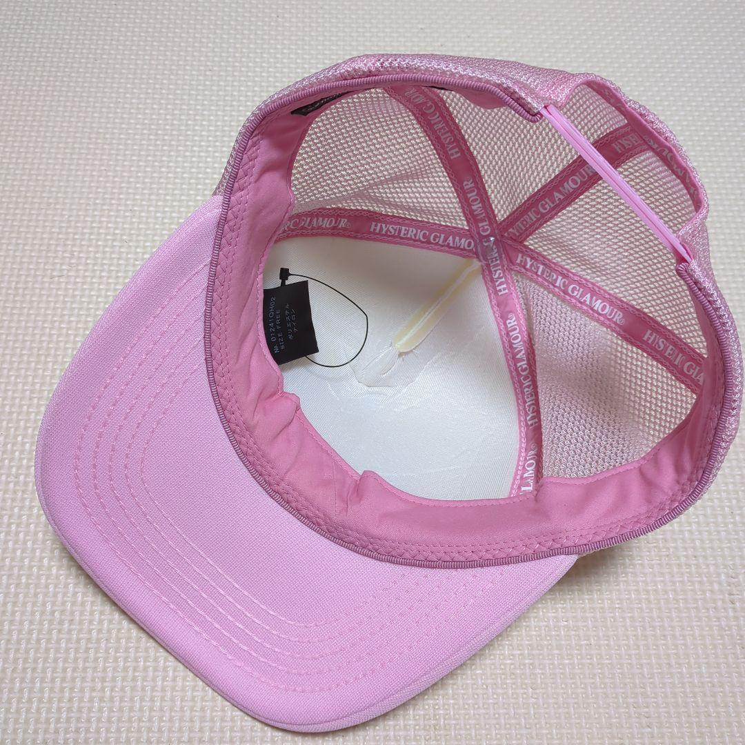 試着程度 ヒステリックグラマー EVIL スタッズ キャップ ピンク - メルカリ