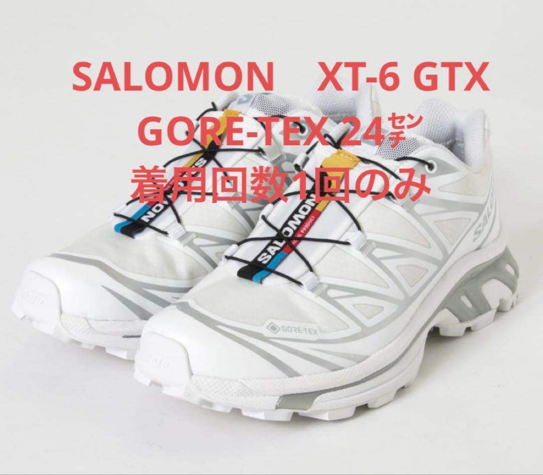SALOMON　XT-6 GTX 24 ホワイト　ゴアテックス SALOMON - XT-6 (GORE-TEX) - ゴアテックス スニーカー - WHITE