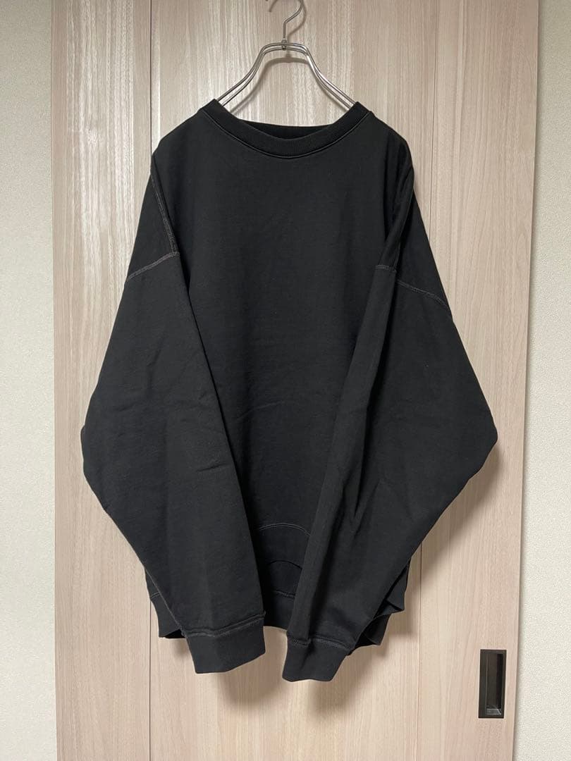 MARKAWARE HUGE SWEAT SHIRTS ブラック 1 MARKAWARE(マーカウェア) - HUGE SWEAT ORGANIC COTTON HEAVY FLEECE