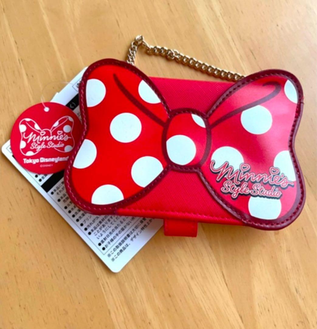 新品タグ付き ミニー スタイルスタジオ パスケース カードケース