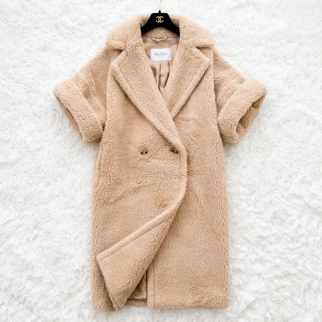 芸能人多数着用 MaxMara 23年モデル PRIMO テディベアコート 34 - メルカリ