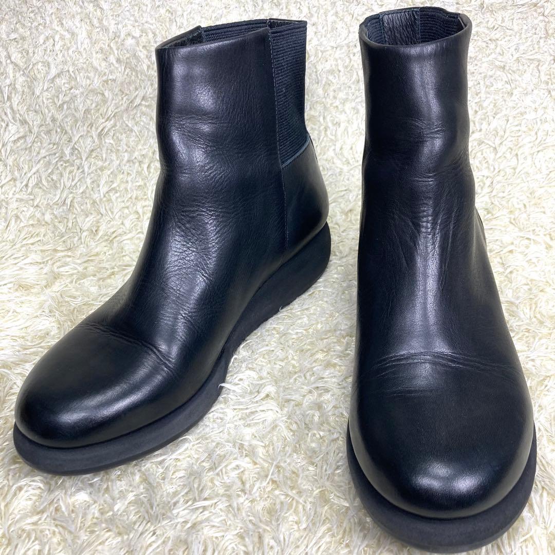 『美品』ヨーガンレール サイドゴアブーツ ショートブーツ ブラック レザー　黒 牛革ショートブーツ | 長野ヨーガンレール Jurgen Lehl Nagano