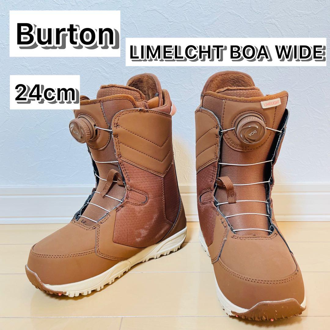Burton スノーボードブーツ LIMELCHT BOA WIDE 24cm Burton Limelight Step On BOA Snowboard Boot (Women's) - 2025