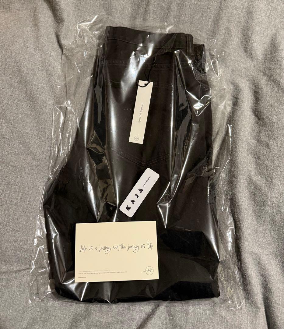 KAJA MEDIUM BAGGY BLACK DENIM PANTS | KAJA Ovy KAJA MEDIUM BAGGY