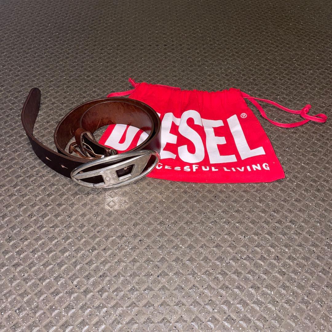 DIESEL ベルト 袋付 ディーゼル DIESEL ベルトバッグ （ブラック） - ファッション通販