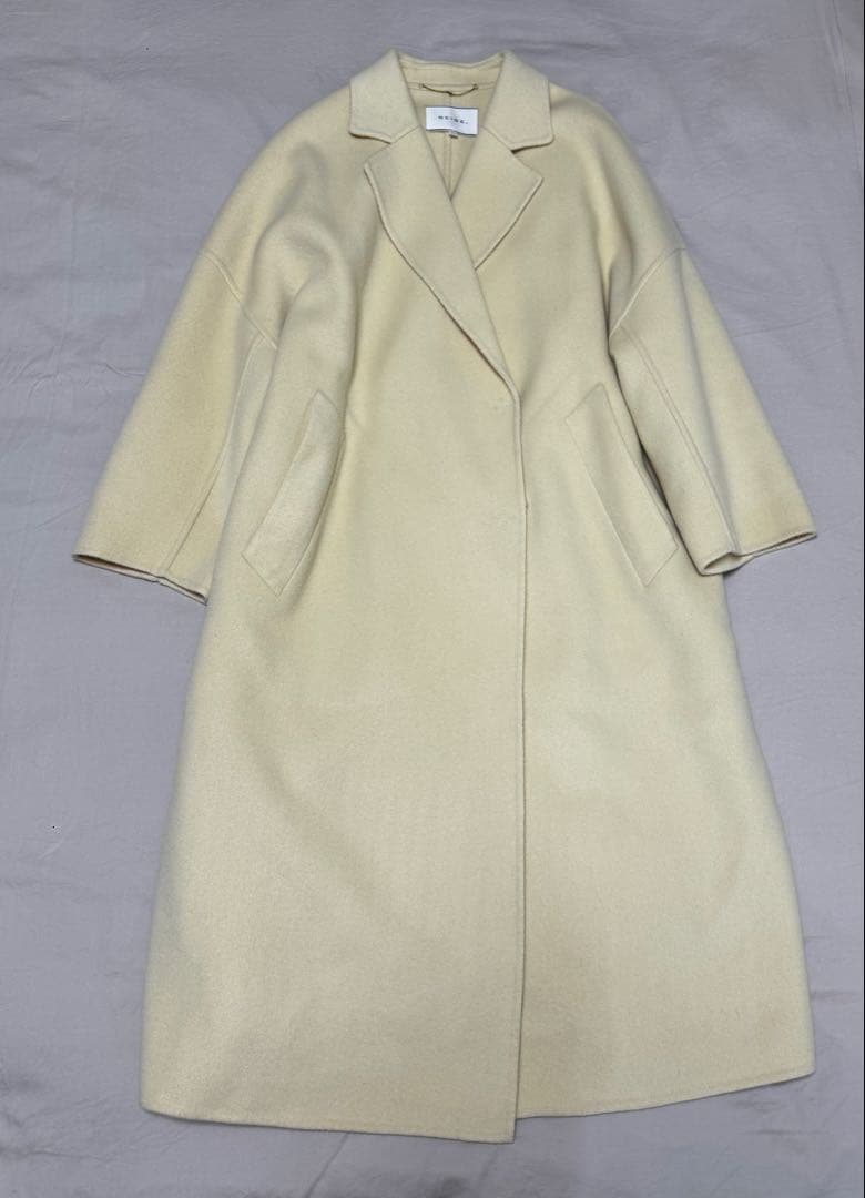 近年✨美品✨ベイジ BEIGE LENS ロングコート ダブルフェイス S ウールダブルフェイス ロングコート | TOMORROWLAND .B (Women