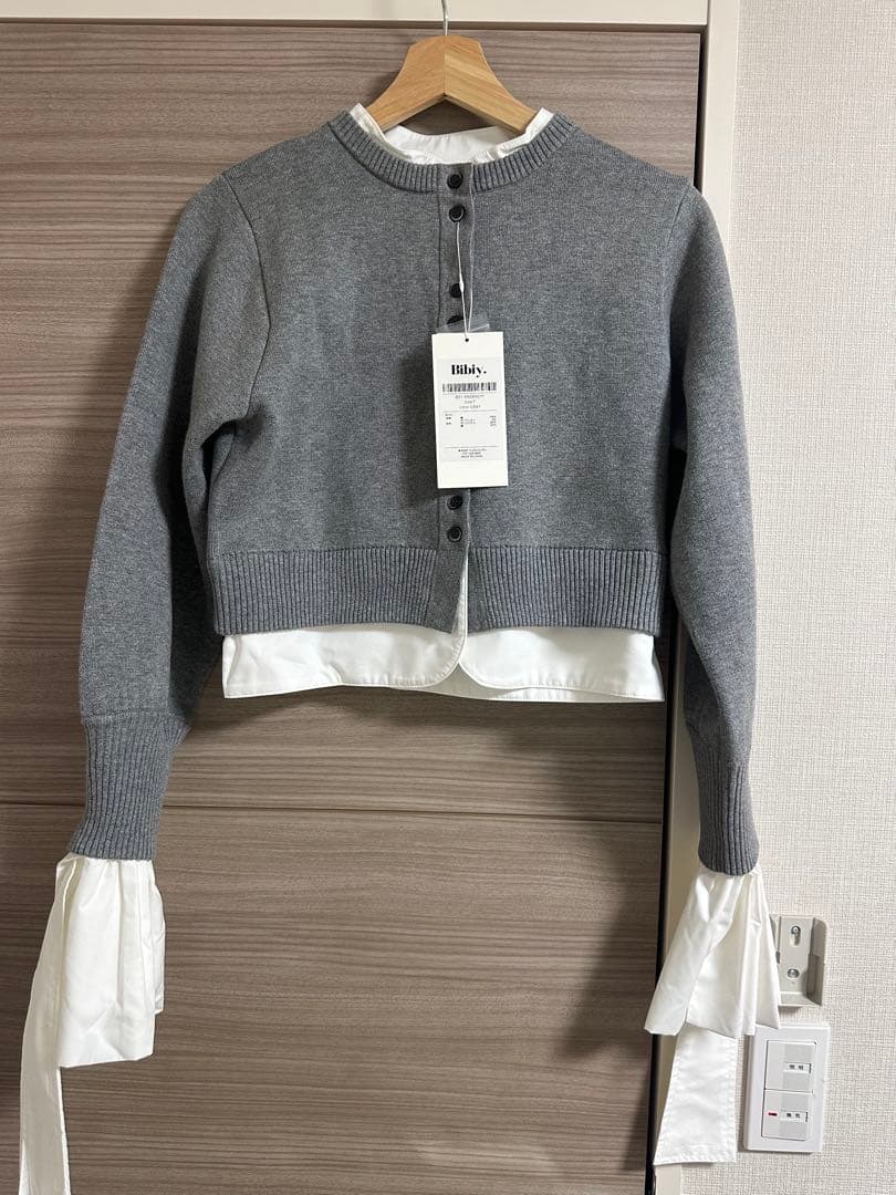 bibiy ANGELIQUE KNIT グレー BIBIY. MADE | ANGELIQUE KNIT GRAY｜Bibiy.