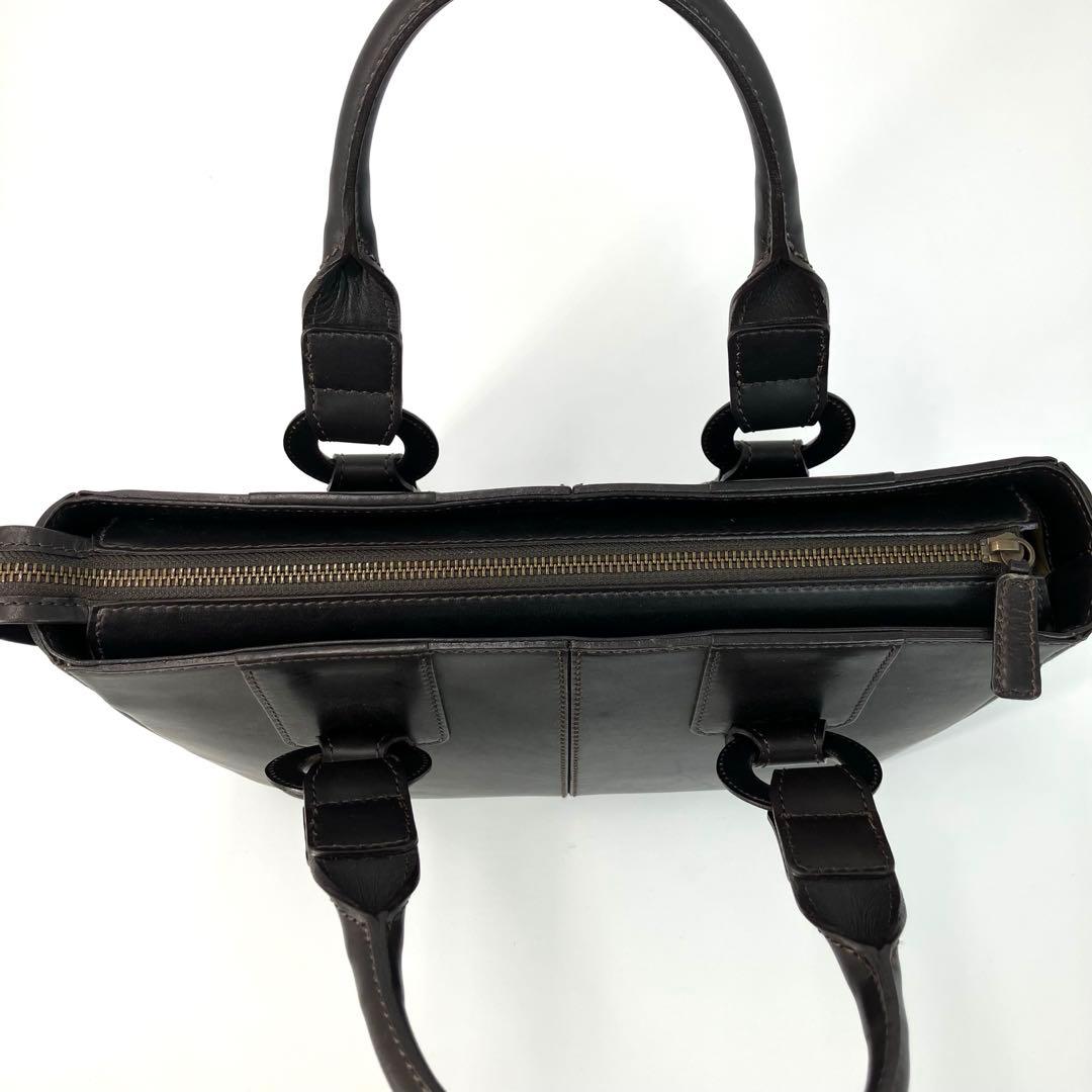 土屋鞄 セッション トートバッグ ハンドバッグ 本革 A4収納 ダーク