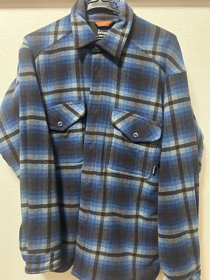 patagonia アルダーシャツジャケット　オンブレ 美品 M 05年 オンブレチェックシャツ Patagonia 緑 パタゴニア