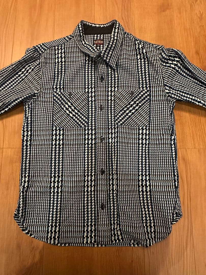 THE FLAT HEAD チェック柄シャツ 42 The Flat Head（フラッドヘッド） フラットヘッド ネルシャツ FN-SNR