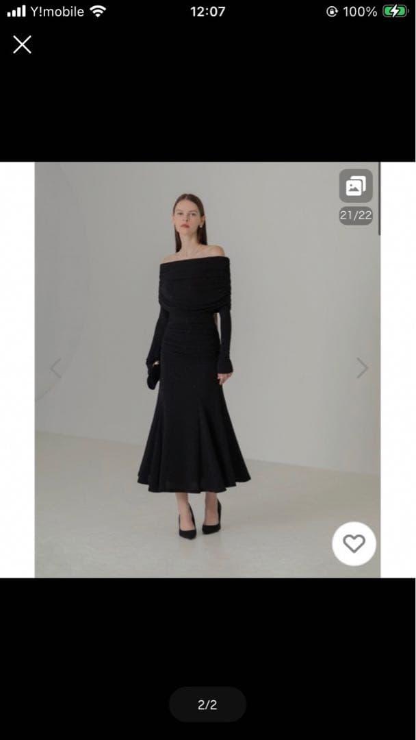 【LEJA】ストーンオフショルダーマーメイドワンピースドレス今ならバッグつき！ LEJA Dress Styling】 ☑︎ ストーンオフショルダーアームカバー付き