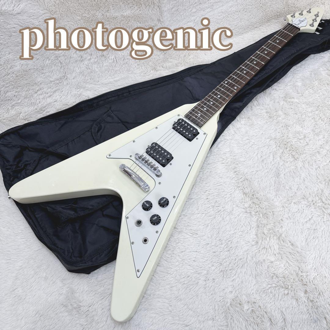 photogenic フライングV フォトジェニック ソフトケース ホワイト LEGEND WALKER（レジェンドウォーカー） スーツケース 機内持込