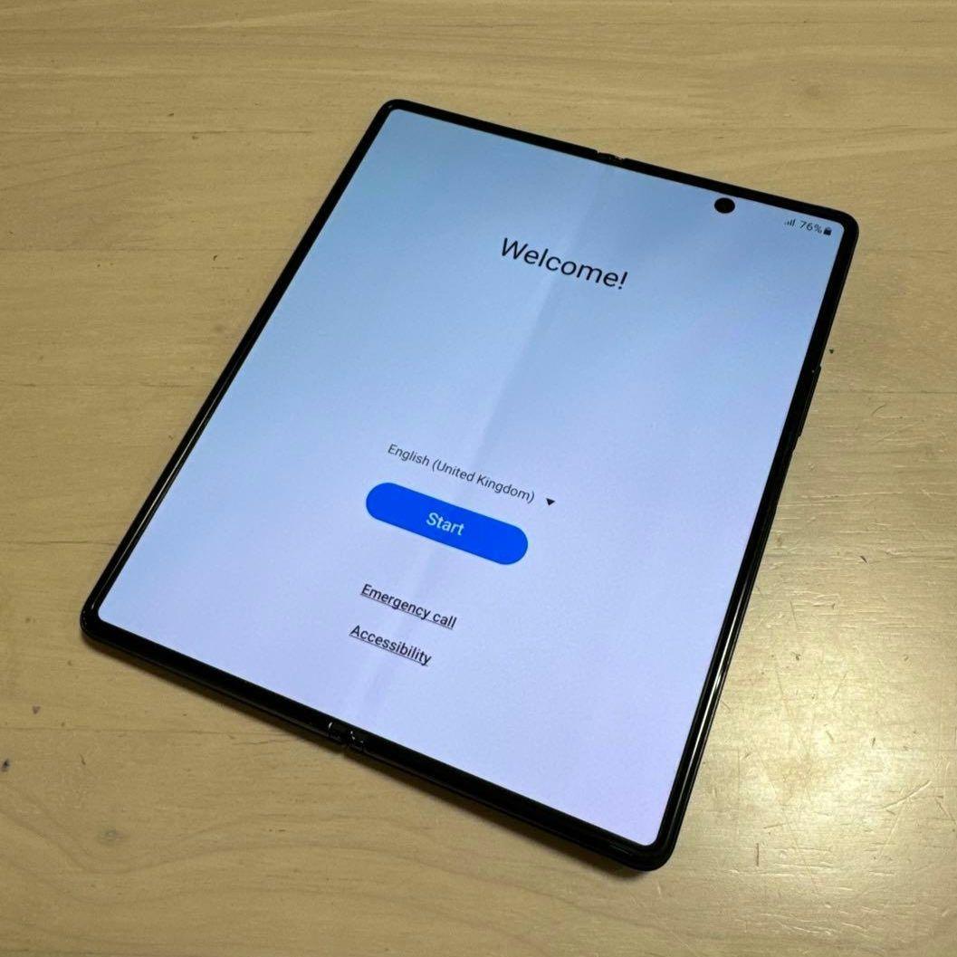 値下げ Galaxy Z fold 2 simフリー 海外版 ムスビー｜256GB Galaxy Z Fold2 ブラック SIMフリー【Galaxy Z Fold2