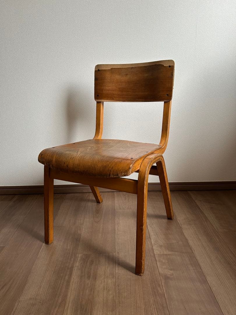 スクールチェアアンティーク　ヴィンテージ 学校椅子 インダストリアル スクールチェア 学校椅子 ヴィンテージ 中古 レトロ ノスタルジック